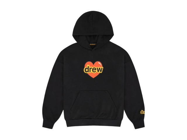 Drew House Drew House I Love Drew Hoodie Black - view 1