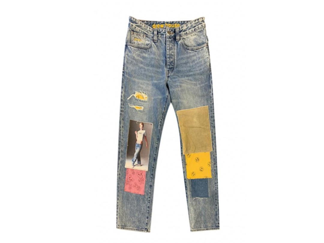 Drew House Drew House Indigo Patchwork Jeans