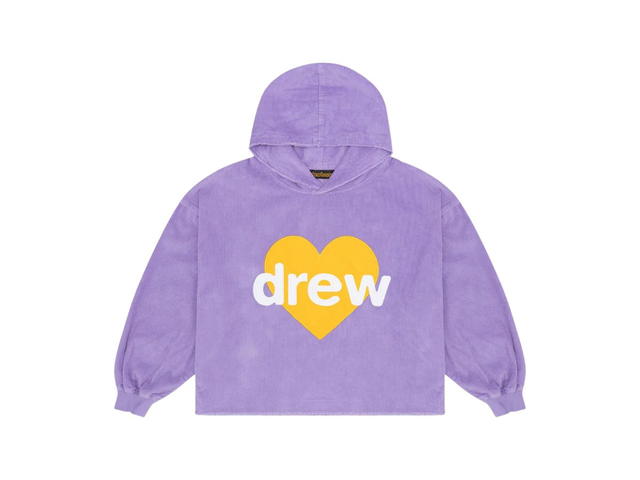 Drew House drew house Infinite Love Corduroy Boxy Hoodie Lavender - view 1