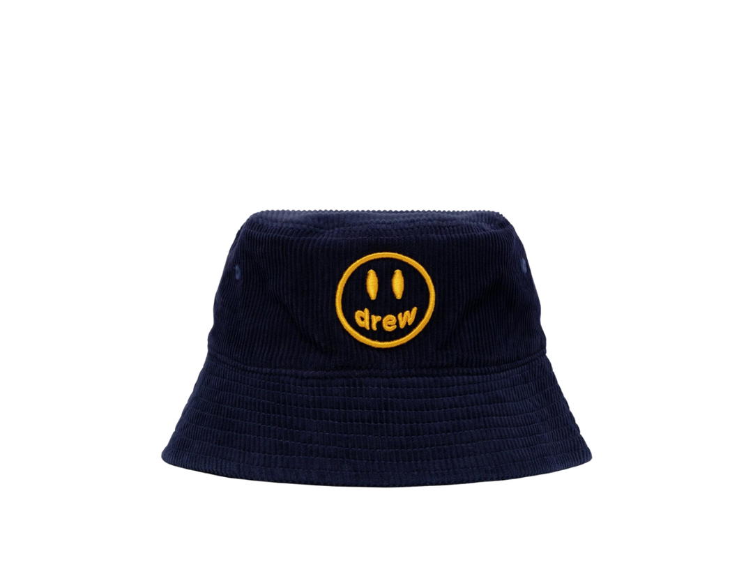 Drew House Drew House Mascot Corduroy Bucket Hat Dark Navy