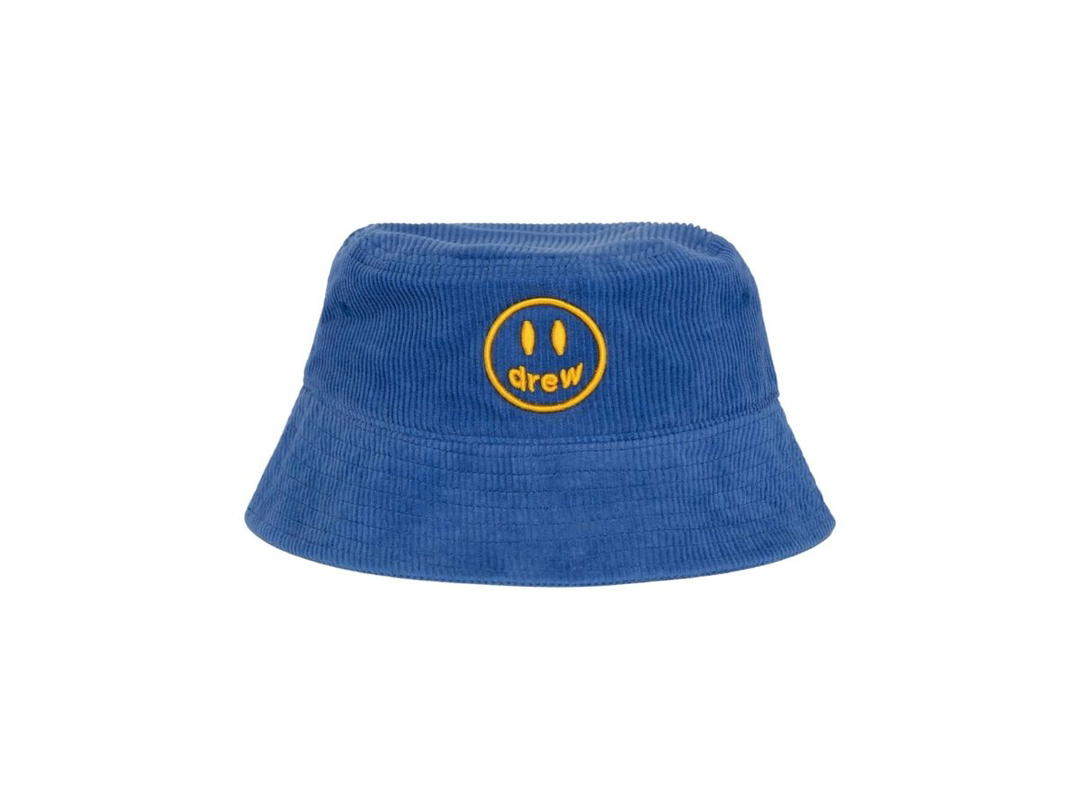 Drew House Drew House Mascot Corduroy Bucket Hat Royal Blue