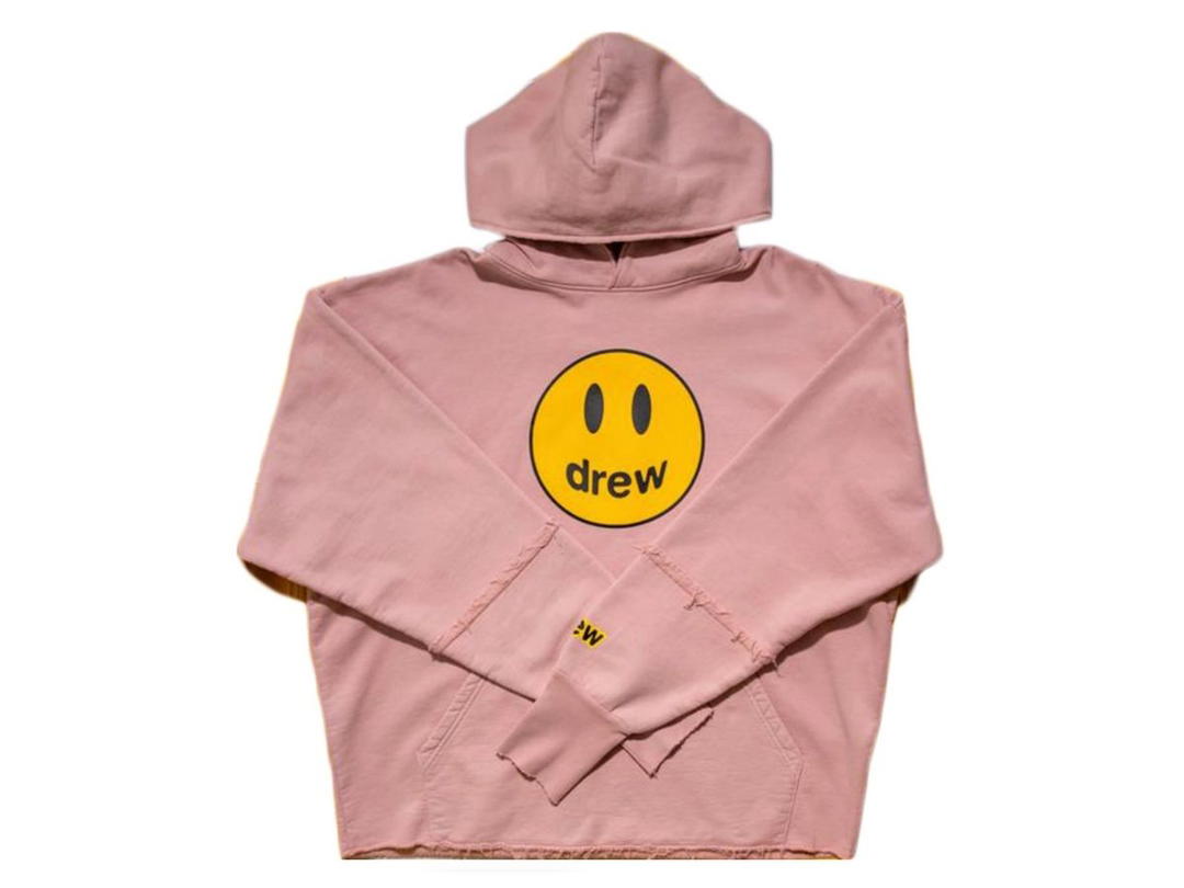 Drew House drew house mascot deconstructed hoodie dusty rose