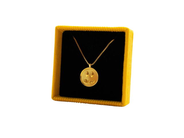 Drew House Drew House Mascot Pendant Necklace Gold Plated Brass - view 3