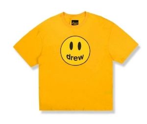 Buy drew house mascot ss tee golden yellow at Sasom – Authentic and Ready to Ship