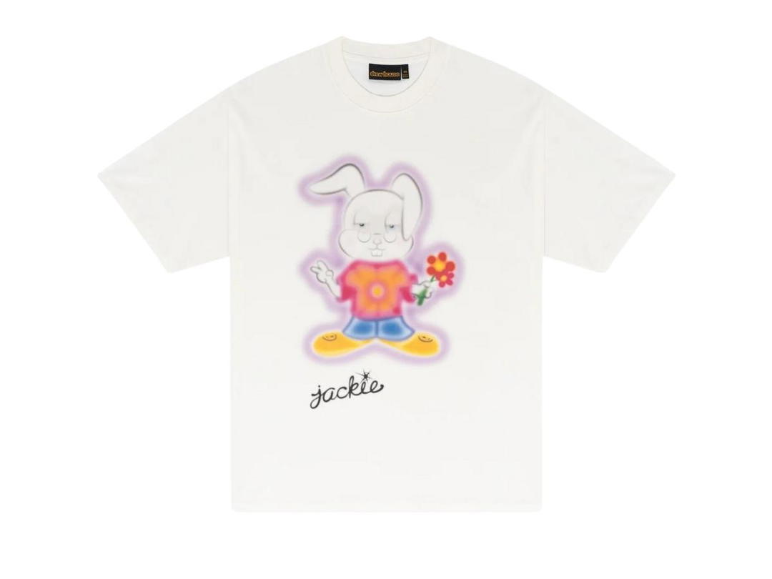 Drew House Drew House Peace Love & Jackie SS Tee Off White