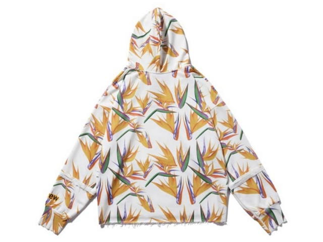 Drew House Drew House Secret Deconstructed Hoodie Bird Of Paradise Letter Stitching Sweatshirt - view 2