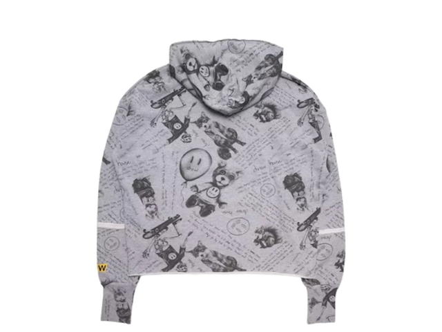 Drew House drew house Secret Deconstructed Hoodie Idears Heather Grey - view 2