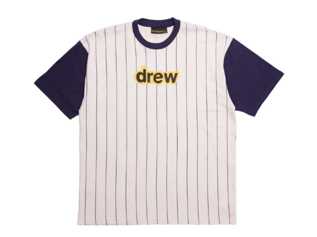 Drew House Drew House Secret SS Tee Navy Pinstripe