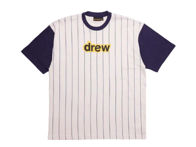 Drew House Drew House Secret SS Tee Navy Pinstripe - view 1