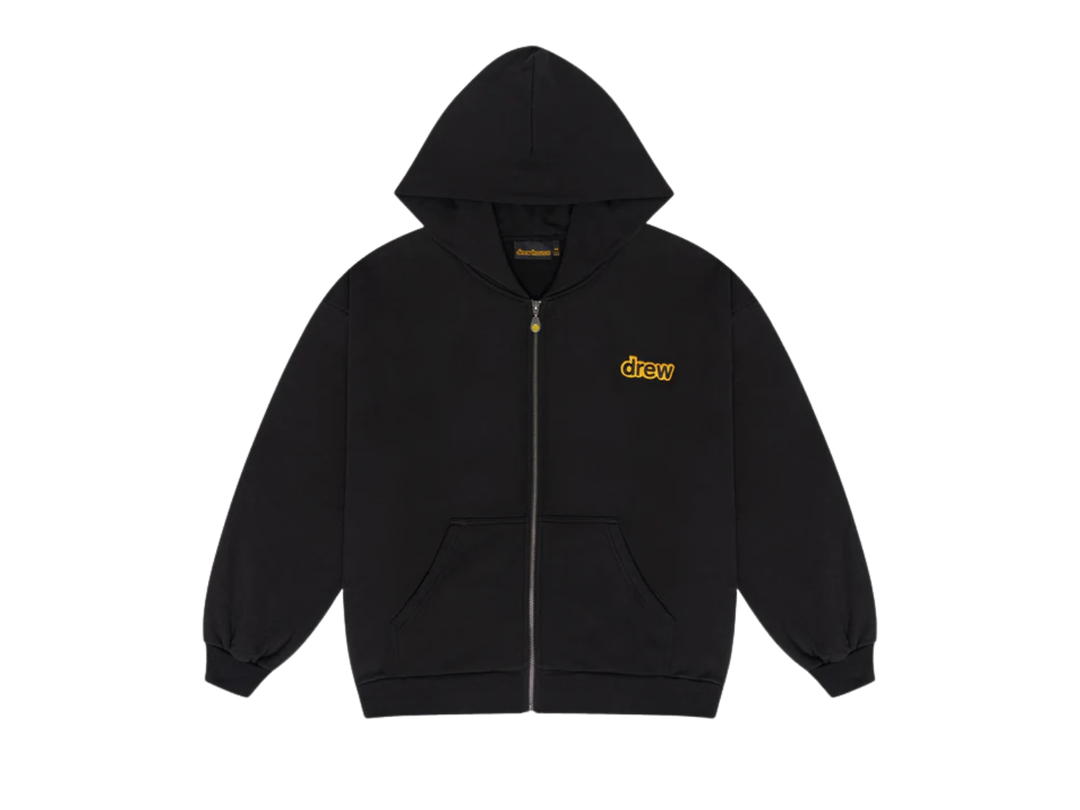 Drew House Drew House Secret Zip Up Hoodie Black