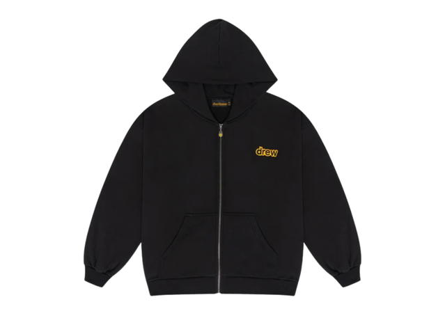 Drew House Drew House Secret Zip Up Hoodie Black - view 1