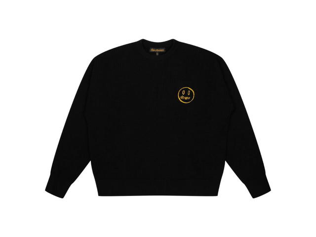 Drew House drew house Sketch Mascot Waffle Sweater Black - view 1