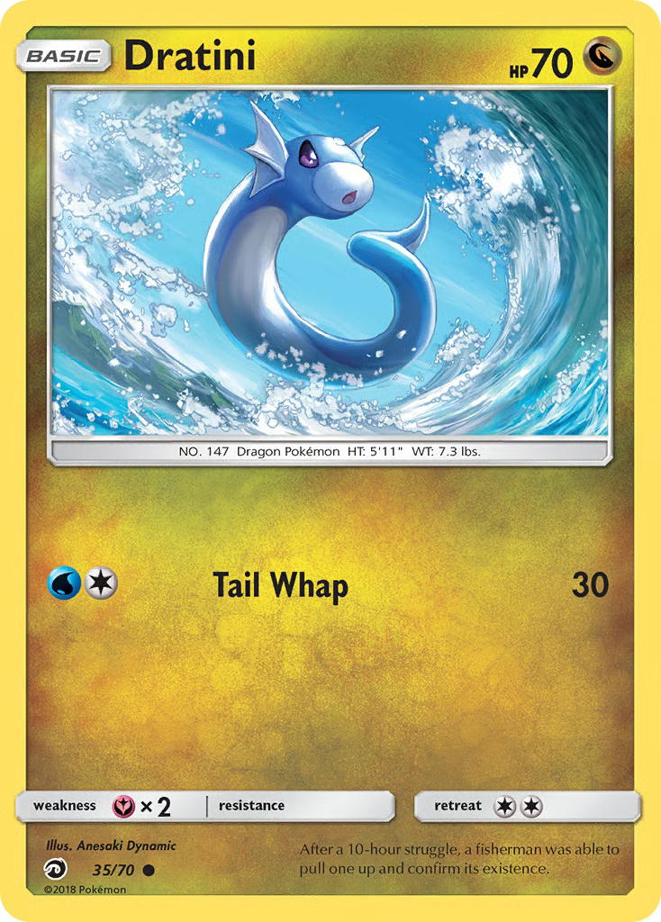 Pokemon Pokemon Dratini C [DRM 35/70] Sun & Moon "Dragon Majesty" [ReverseHolo] (EN)