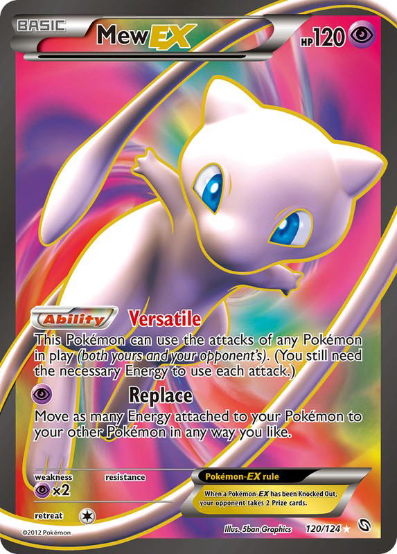 Pokemon Pokemon Mew-EX RU [DRX 120/124] Black & White "Dragons Exalted" (EN)