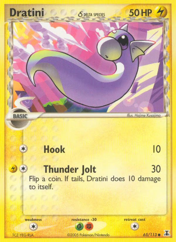 Pokemon Pokemon Dratini δ C [DS 65/113] EX "Delta Species" [ReverseHolo] (EN)