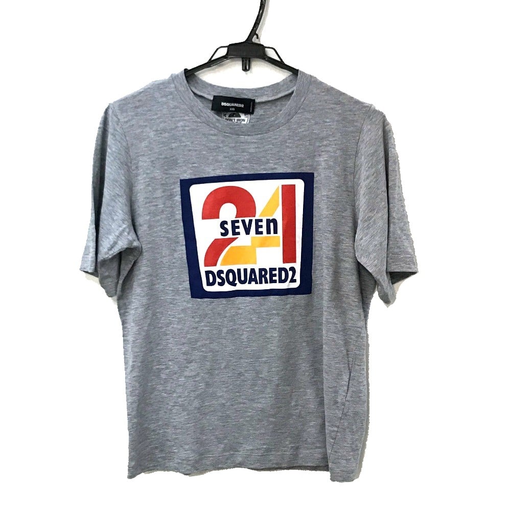 Dsquared2 DSQUARED2 24SEVEN EASY TEE Short sleeve T-shirt cotton gray