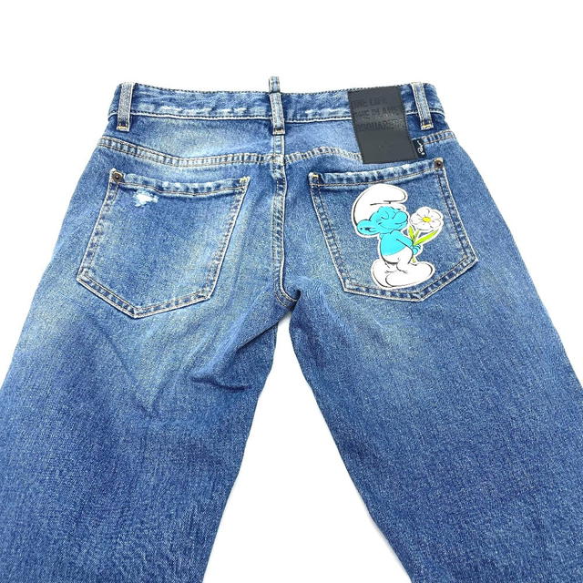 Dsquared2 DSQUARED2 S73LA0295 smurfs Collaboration Denim pants Denim blue - view 2