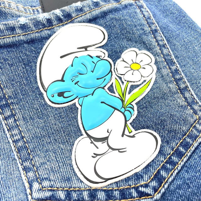 Dsquared2 DSQUARED2 S73LA0295 smurfs Collaboration Denim pants Denim blue - view 4