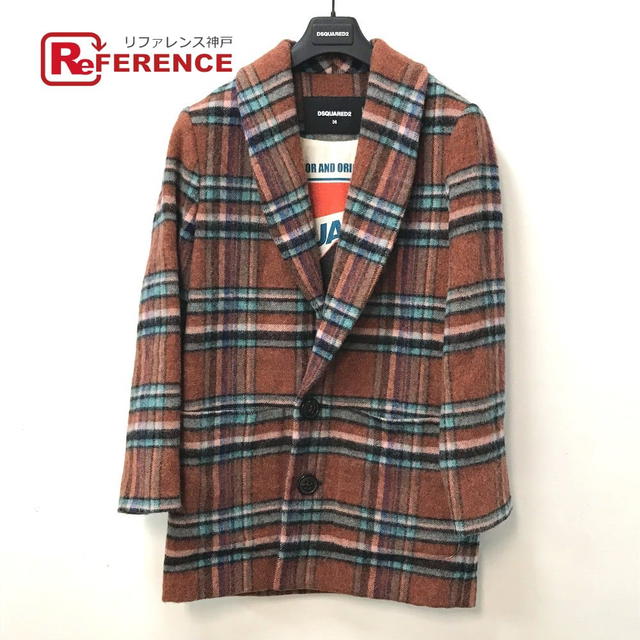 Dsquared2 DSQUARED2 S75AA0396 2023 latest model Check pattern coat outerwear Jacket - view 1