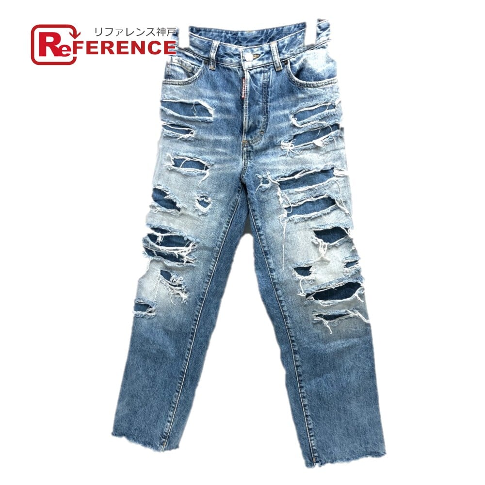 Dsquared2 DSQUARED2 S75LB0808 damage Jeans denim pants Denim pants Denim blue