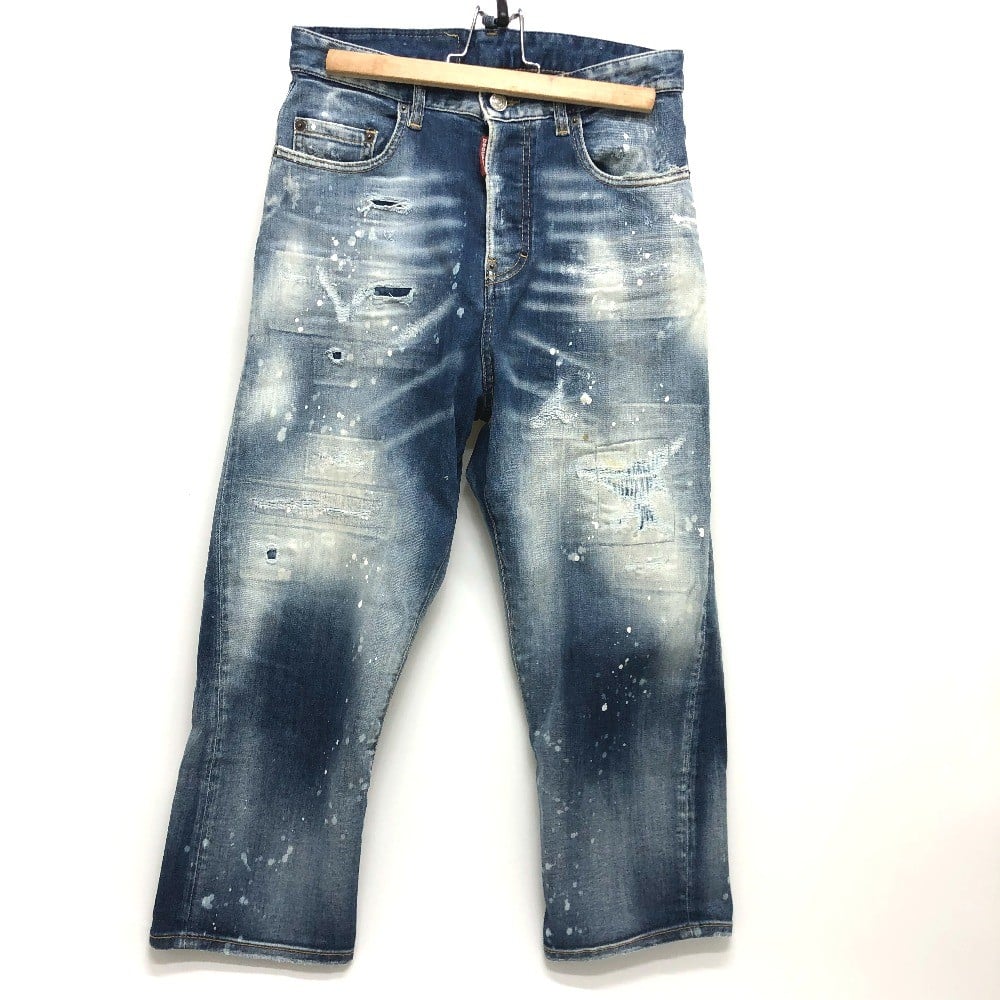 Dsquared2 DSQUARED2 S75LB595 paint/apparel Denim pants Crush denim Denim pants cotton blue