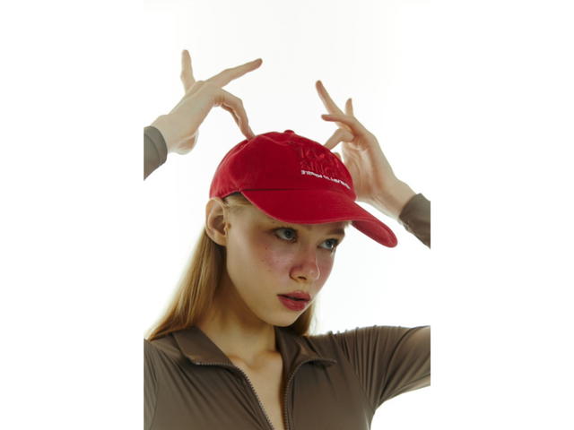 DUCKYBOY Duckyboy 100% Single Faded Cap Tomato - view 5