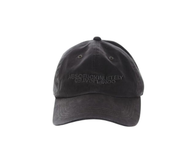 DUCKYBOY Duckyboy Absofuckinlutely Complicated Faded Cap Faded Grey - view 1