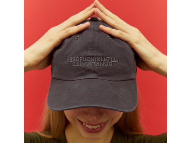 DUCKYBOY Duckyboy Absofuckinlutely Complicated Faded Cap Faded Grey - view 3