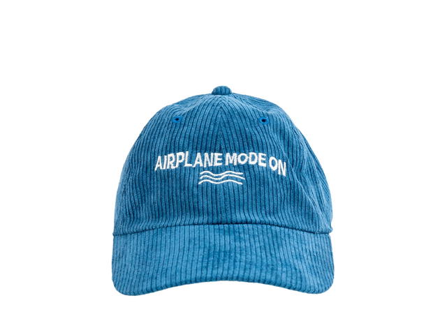 DUCKYBOY Duckyboy Airplane Mode On Coruroy Cap Navy - view 1