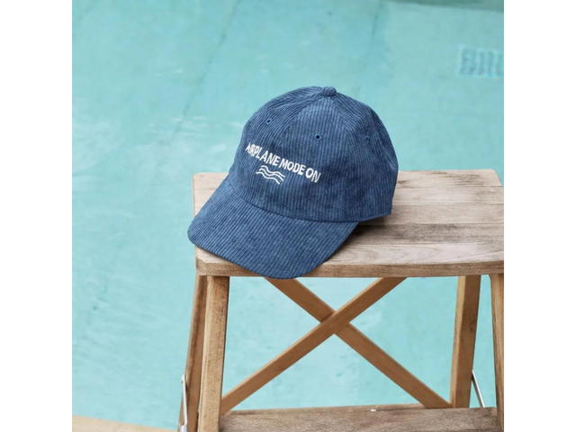 DUCKYBOY Duckyboy Airplane Mode On Coruroy Cap Navy - view 3