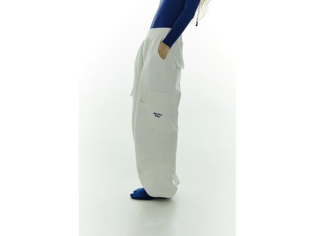 DUCKYBOY Duckyboy Cargo Sweatpant Ivory - view 2