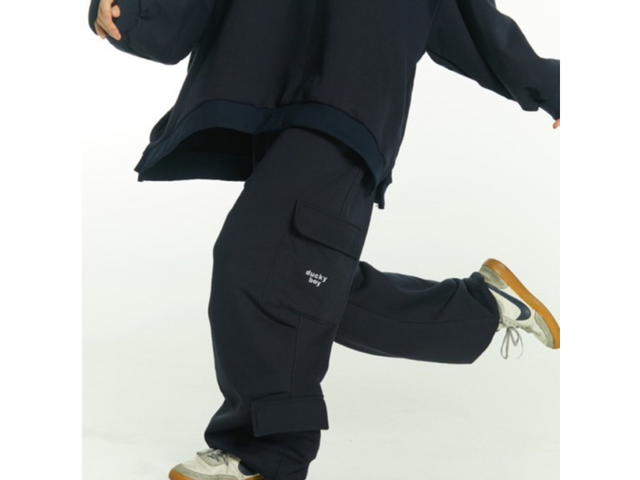 DUCKYBOY Duckyboy Cargo Sweatpant Navy - view 2