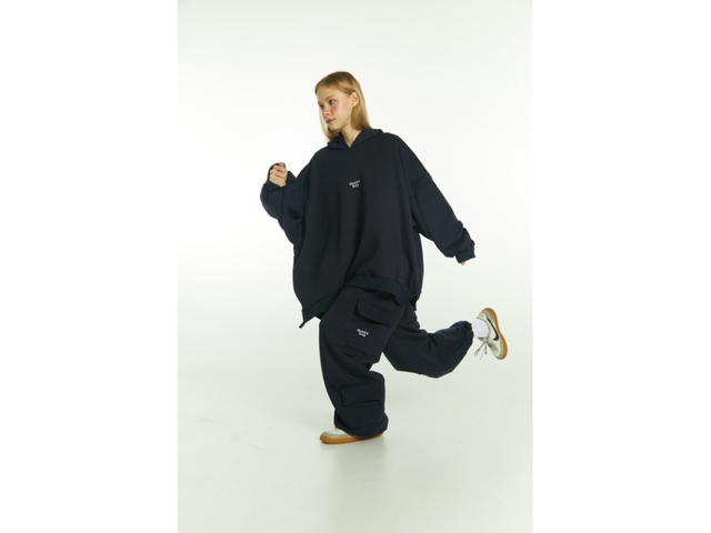 DUCKYBOY Duckyboy Cargo Sweatpant Navy - view 3