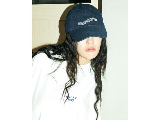 DUCKYBOY Duckyboy I Will Survive This Year Cap Denim - view 3