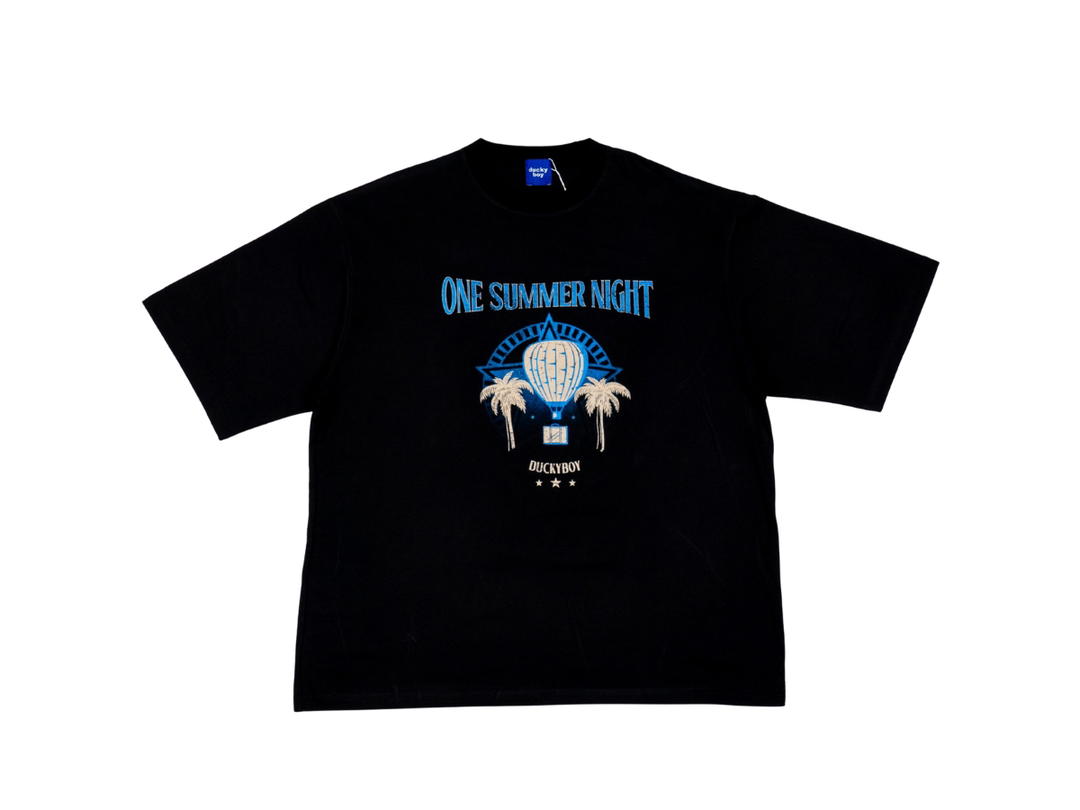 DUCKYBOY Duckyboy One Summer Night Oversized Tee Black