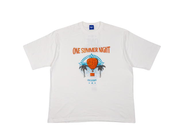 DUCKYBOY Duckyboy One Summer Night Oversized Tee White - view 1