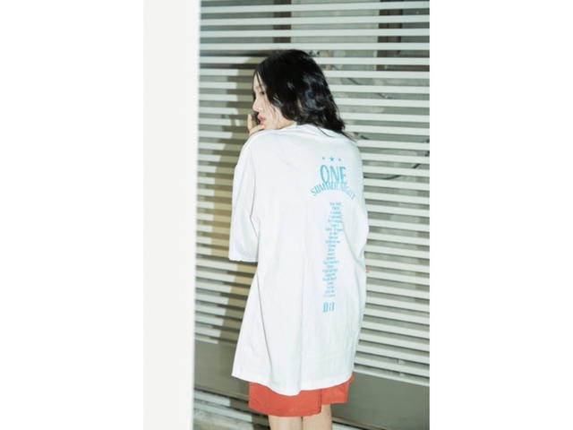 DUCKYBOY Duckyboy One Summer Night Oversized Tee White - view 3
