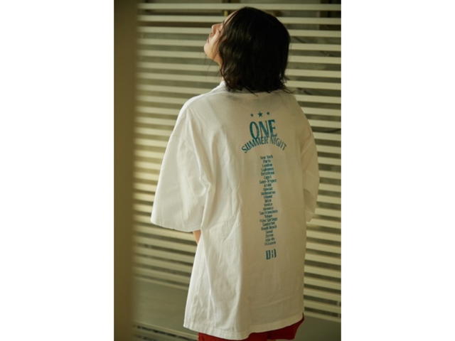 DUCKYBOY Duckyboy One Summer Night Oversized Tee White - view 5