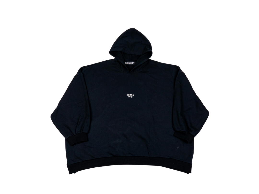 DUCKYBOY Duckyboy Oversized Hoodie Black