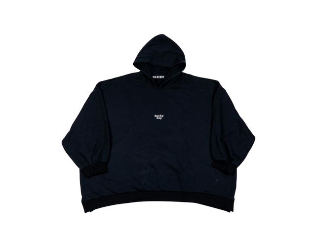 DUCKYBOY Duckyboy Oversized Hoodie Black - view 1