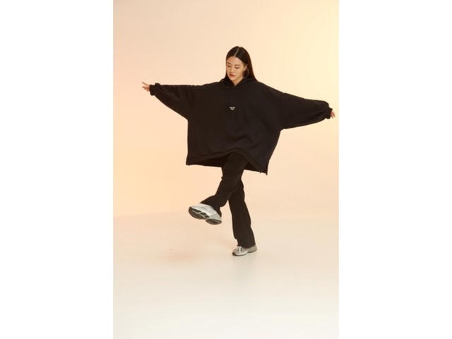 DUCKYBOY Duckyboy Oversized Hoodie Black - view 3