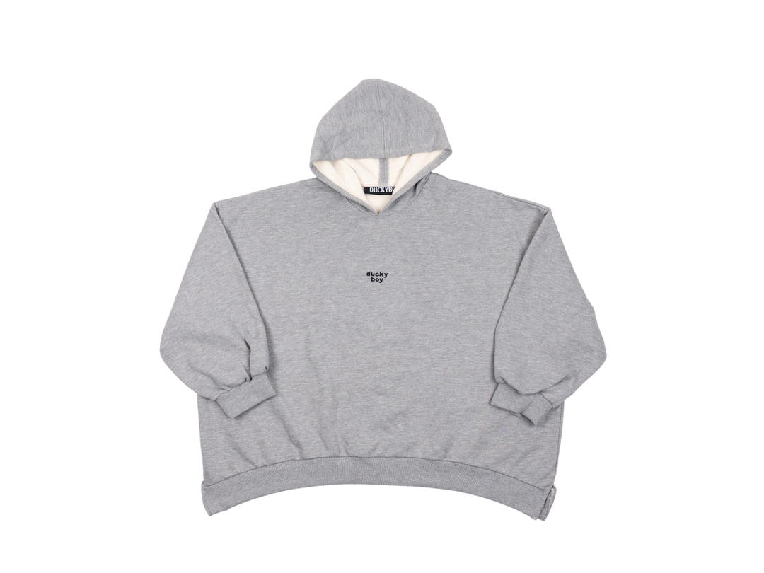 DUCKYBOY Duckyboy Oversized Hoodie Grey