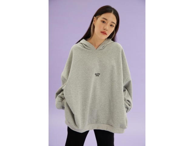 DUCKYBOY Duckyboy Oversized Hoodie Grey - view 2
