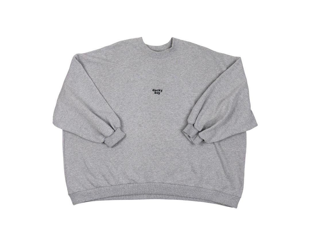 DUCKYBOY Duckyboy Oversized Jumper Grey