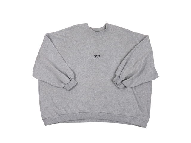 DUCKYBOY Duckyboy Oversized Jumper Grey - view 1