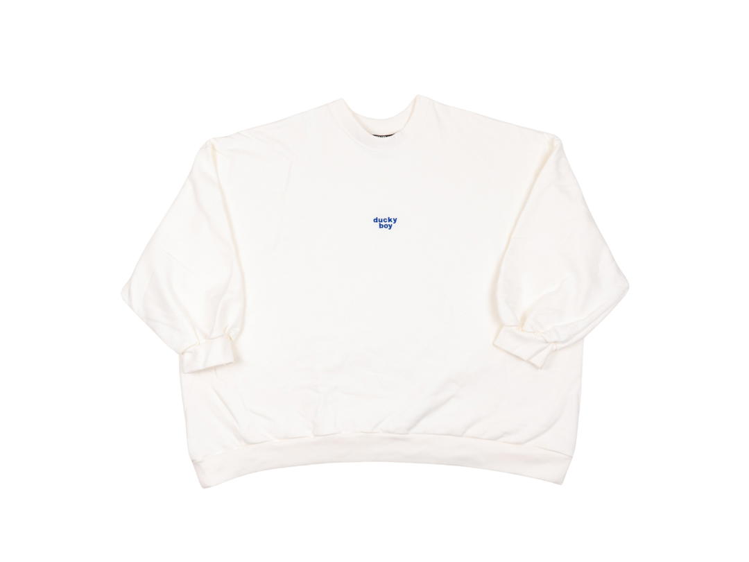 DUCKYBOY Duckyboy Oversized Jumper Ivory