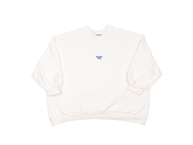 DUCKYBOY Duckyboy Oversized Jumper Ivory - view 1