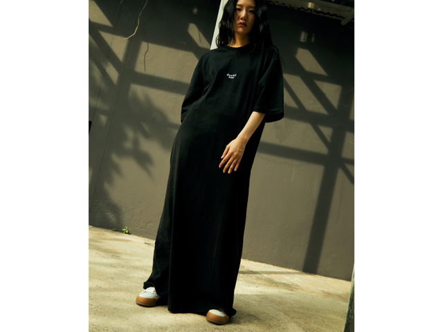 DUCKYBOY Duckyboy Oversized Maxi Dress Black - view 2