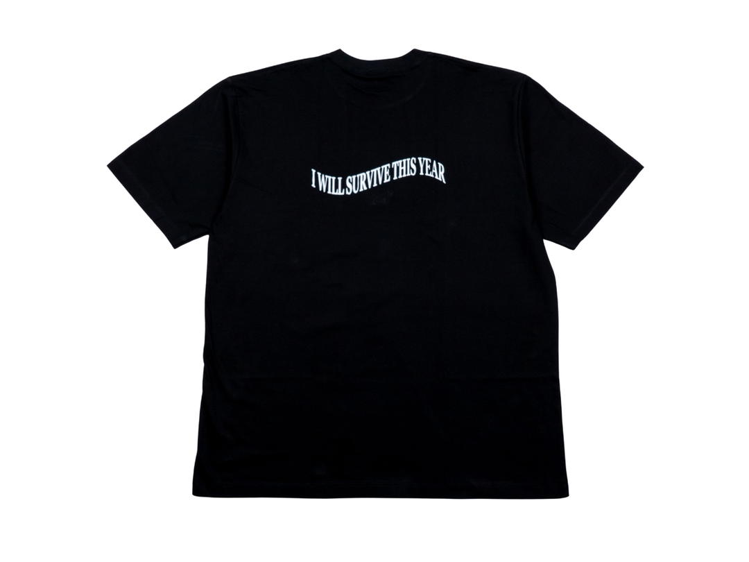 DUCKYBOY Duckyboy Oversized Tee I Will Survive This Year Black