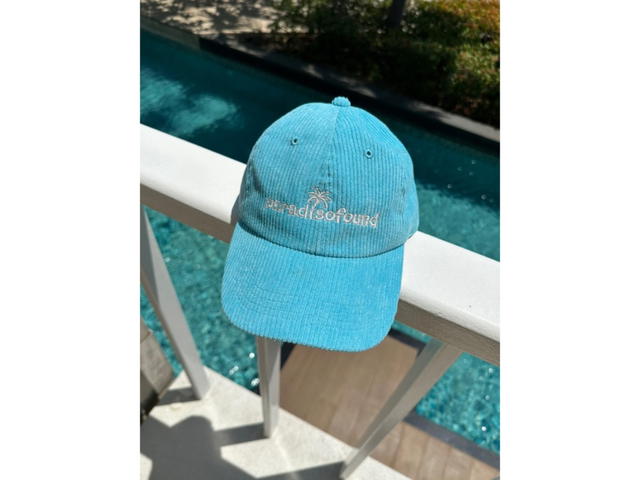 DUCKYBOY Duckyboy Paradisofound Corduroy Cap Aqua - view 2